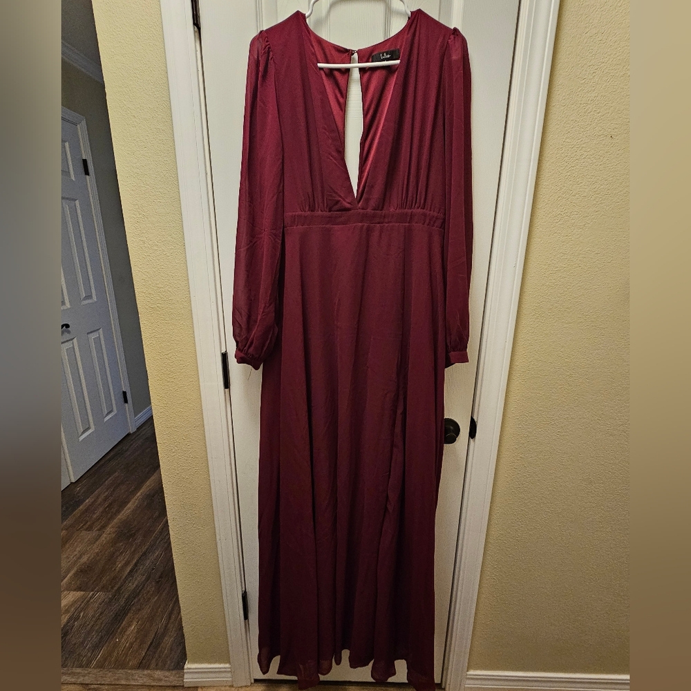 Maroon Lulus Dress